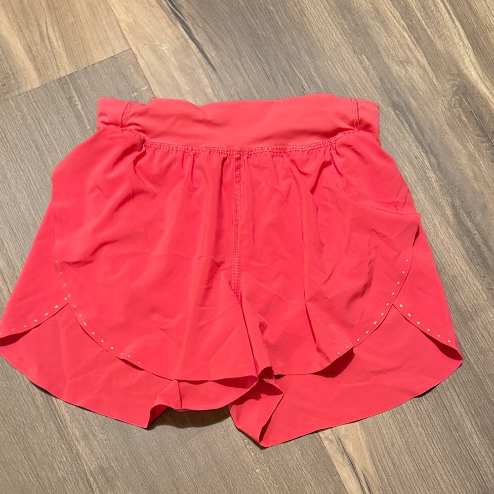 Lululemon Athletica Red Athletic Shorts